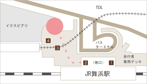 舞浜駅MAP